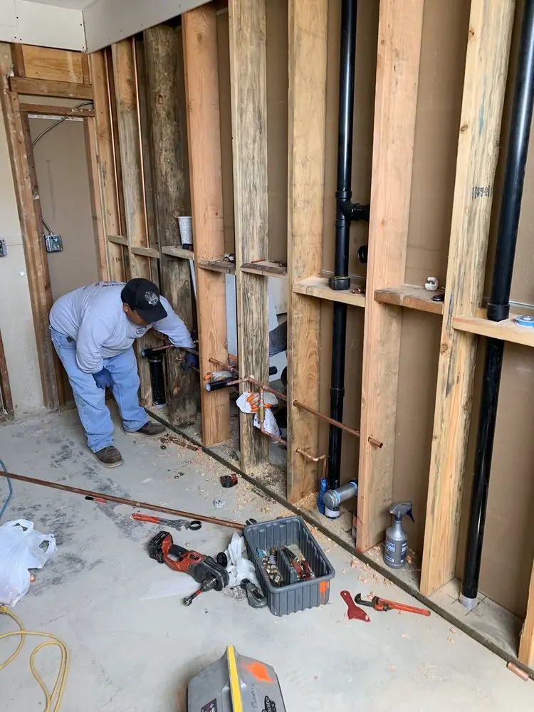 Commercial rough-in plumbing for Commercial Plumbing in Rosslyn